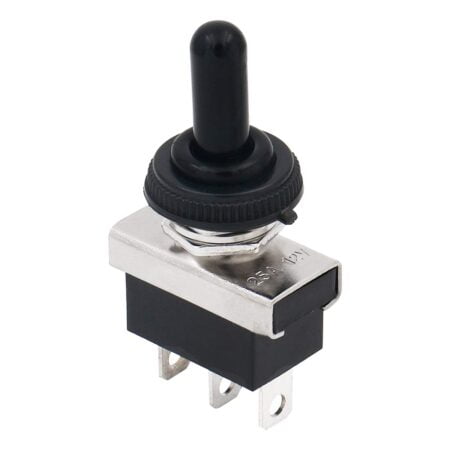 Baomain Car Toggle switch SPDT Latching (Maintained) ON-OFF-ON 3 Pin 3 Position 12V/25A wi
