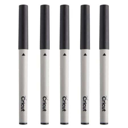 Cricut Black Pen Set, Multicolor 5 Count, By The Yard