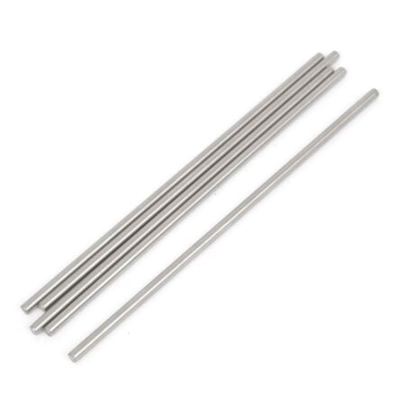 uxcell 5 Pcs RC Airplane Stainless Steel Round Rods Axles Bars 3mm x 120mm