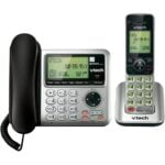 VTech CS6649 Expandable Corded/Cordless Phone System with Answering System-Caller ID/Call - Image 2