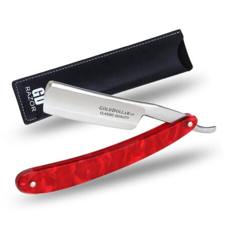 Straight edge razor men without stabilizer barber straight razor with acrylic handle shavi