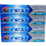 Crest Baking Soda Peroxide Whitening Tartar Toothpaste, 2.4 Oz, Fresh Mint, Pack of 4