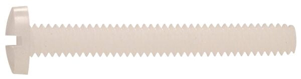 The Hillman Group 59467 4-40 x 3/4-Inch - Nylon Binder Head Machine Screw, 40-Pack , White