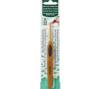 CLOVER Soft Touch Crochet Hook-Size E4 3.5mm