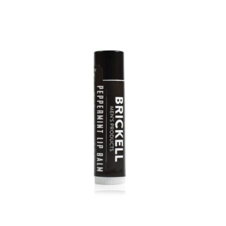 Brickell Men's No Shine Lip Balm for Men, Natural and Organic Matte Finish Chapstick to Mo