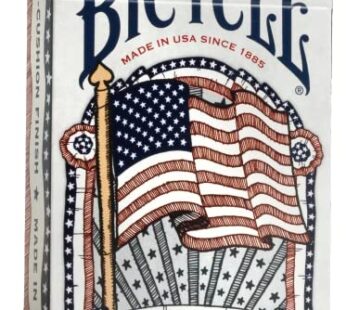 Bicycle American Flag Poker Size Standard Index Playing Cards – 1036202,10 years old and u