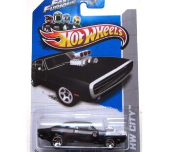 Hot Wheels 2013 HW City Fast & Furious ’70 Dodge Charger R/T 3/250, Black