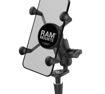 RAM Mounts X-Grip Phone Holder with Motorcycle Fork Stem Base RAM-B-176-A-UN7U with Short