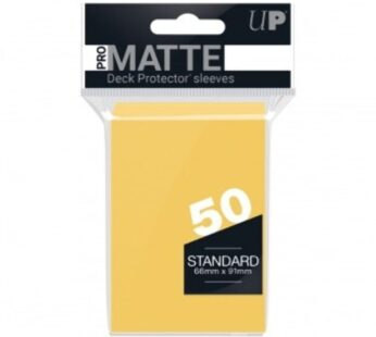 Ultra Pro 50ct Pro-Matte Yellow Standard Deck Protectors