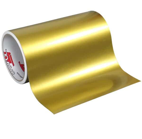 12" x 10 Ft Roll of Glossy Oracal 651 Metallic Gold Vinyl for Craft Cutters and Vinyl Sign