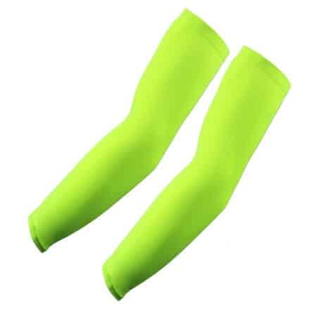 Elixir Golf Sports 1 Pair Arm Sleeves, Neon Green, One Size - Image 2