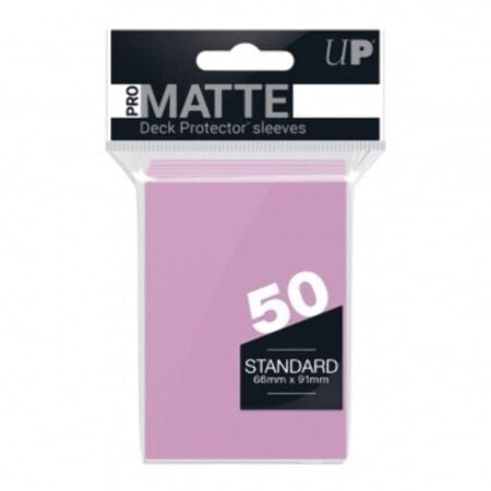 Ultra Pro 50ct Pro-Matte Pink Standard Deck Protectors