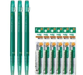 Pilot FriXion Ball Slim 038 Retractable Erasable Gel Ink Pen, Extra Fine Point 0.38mm, Gre