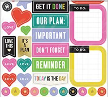me & my BIG ideas Everyday Reminders Stickers