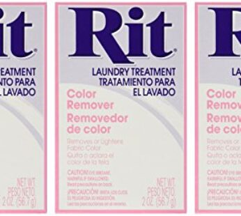 Rit Dye Laundry Treatment Color Remover Powder, 2 oz, 3-Pack