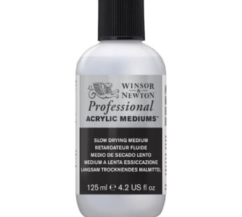 Winsor & Newton Professional Acrylic Medium, Slow Drying Medium, 125ml (4.2-oz)