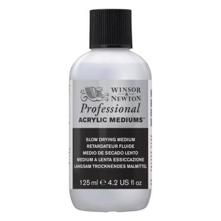 Winsor & Newton Professional Acrylic Medium, Slow Drying Medium, 125ml (4.2-oz)