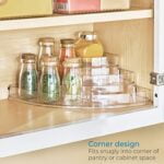 iDesign Recycled Plastic 3-Tier Stadium Spice Rack Organizer for Kitchen, Fridge, Freezer, - Image 3