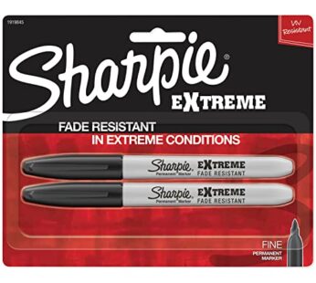 Sharpie Extreme Permanent Markers, 2-Pack, Black (1919845)