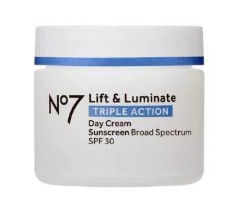 No7 Lift & Luminate Triple Action Fragrance Free Day Cream SPF 30 – Broad Spectrum Anti Ag