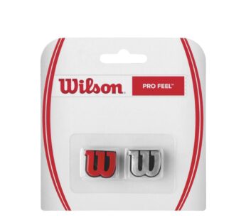 WILSON Profeel Tennis Vibration Dampener, Red/Silver