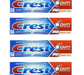 Crest Cavity Protection Fluoride Anticavity Toothpaste Regular Paste 0.85 oz Travel Size (