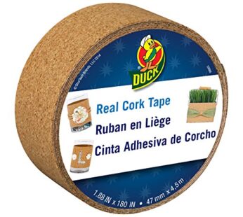 Duck Brand Real Cork Tape, 1.88-Inch x 5-Yard Roll, Single Roll (284879)