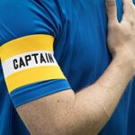 Kwik Goal Adult Captain Arm Band, Black - Image 3