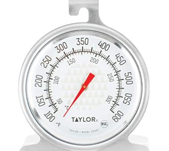 Taylor 3506 TruTemp Series Oven/Grill Analog Dial Thermometer with Dual-Scale