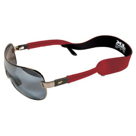 Croakies Original Glasses Strap, Red 32" x 1"