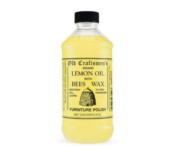 Old Craftsmen’s Lemon Oil with Bees Wax Wood Furniture Polish 8oz