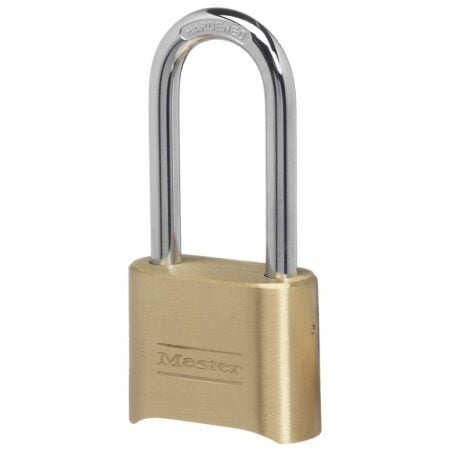 Master Lock 175LH Set Your Own Combination Padlock, 2-1/4 in. Shackle, Brass Finish