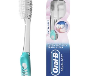 Oral-B Sensi-Soft Toothbrushes, Ultra Soft, 2 Count