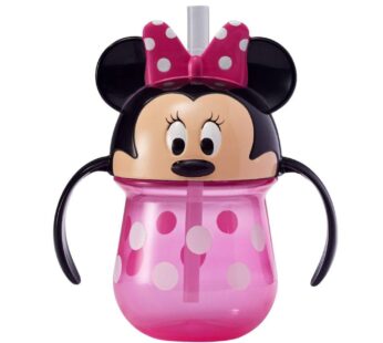 The First Years Disney Minnie Mouse Trainer Straw Cup – Disney Toddler Cups with Straw – 9