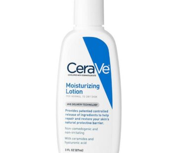 CeraVe Daily Moisturizing Lotion | 3 Ounce | Face & Body Lotion for Dry Skin with Hyaluron