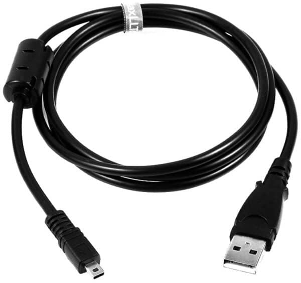 MaxLLTo USB PC Data Cable Cord Lead for Panasonic Camera Lumix DMC-SZ1 DMC-SZ7 a/p/gk/b