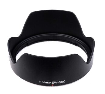 Fotasy Dedicated Tulip Bayonet Lens Hood for Canon EF 24-70mm f/2.8L II USM Lens, Canon 24