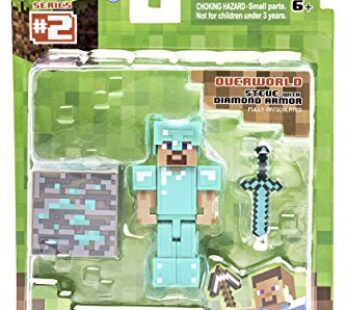 Minecraft Diamond Steve Figure Pack