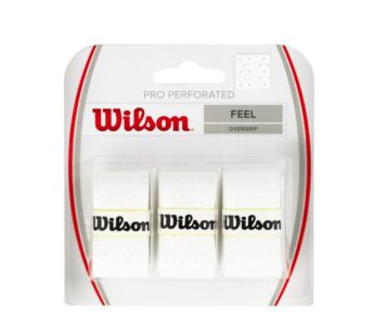 WILSON Sporting Goods Perforated Pro Overgrip (12-Pack), White (WRZ4006WH)