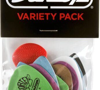 JIM DUNLOP Electric Variety Pack Guitar Picks, 12 Pack, Multi-Color