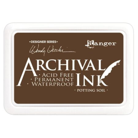 Ranger AID-38979 Wendy Vecchi Designer Series Archival Ink Pad, Potting Soil