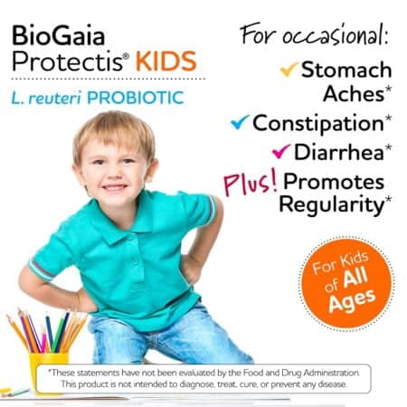 BioGaia Protectis Chewable Tablets for Toddlers, Kids, and Teens Occasional Stomach Pain, - Image 3