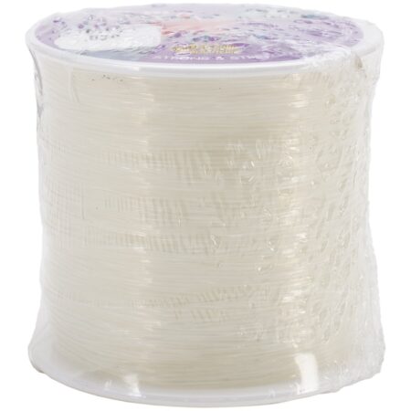 Stretch Magic Pepperell SMJ10001 Stretch Magic 1mm Bead and Jewelry Cord, 100m, Clear