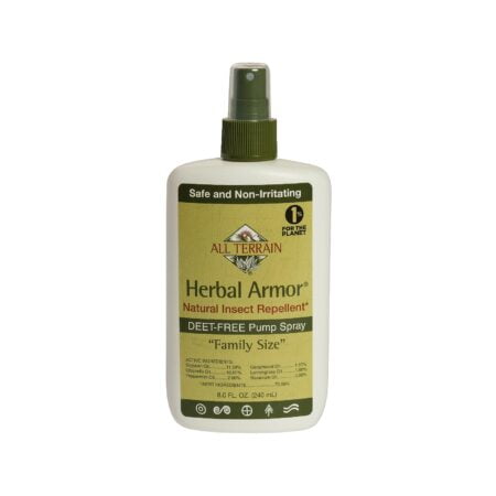 Herbal Armor DEET-Free Pump Spray 8oz. Insect Repellent - Value Size, Plant-Based and All-