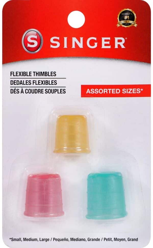 Singer 00480 Sew Cute Flexible Thimble, 3-Pack