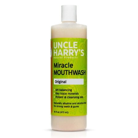 Uncle Harry's Natural Alkalizing Miracle Mouthwash | Adult & Kids Mouthwash for Bad Breath