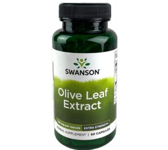 Swanson Olive Leaf Extract Capsules with 20% Oleuropein – Provides Immune Support, Promote