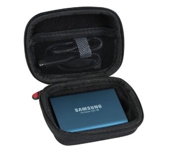Hermitshell Hard EVA Travel Case Fits Samsung T3 / T5 Portable 250GB 500GB 1TB 2TB SSD USB