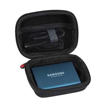 Hermitshell Hard EVA Travel Case Fits Samsung T3 / T5 Portable 250GB 500GB 1TB 2TB SSD USB - Image 2