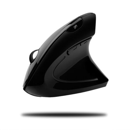 Adesso iMouse E10 - Vertical Ergonomic Optical 6-Button 2.4 GHz RF Wireless Mouse - Right